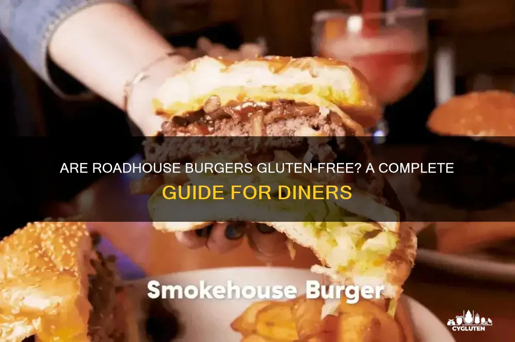 are roadhouse burgers gluten free