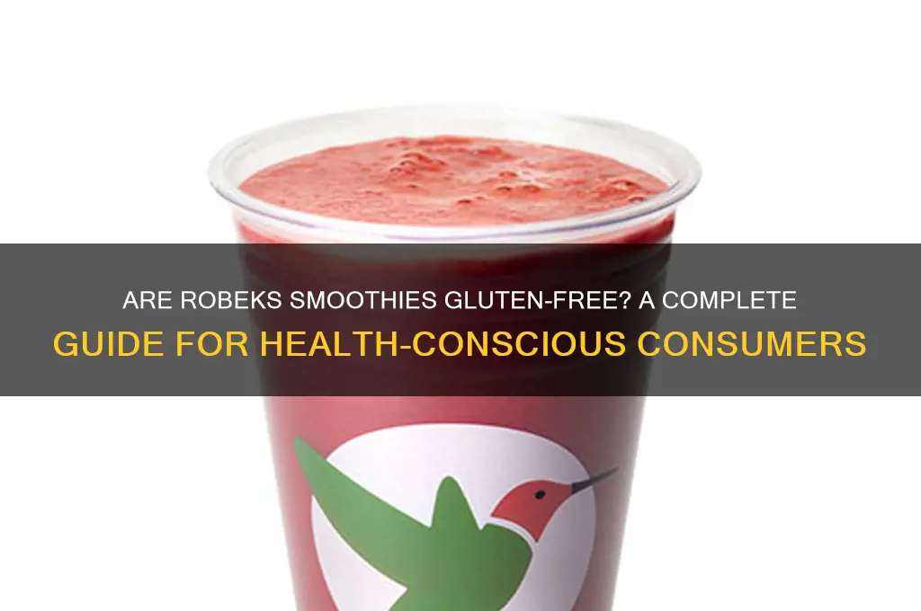 are robeks smoothies gluten free