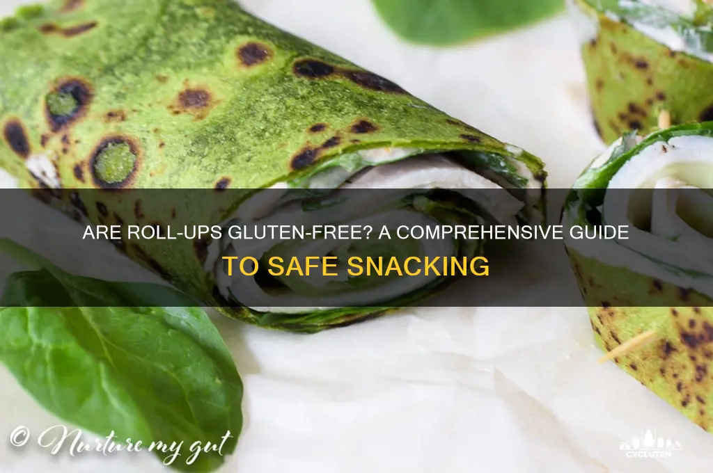 are roll ups gluten free