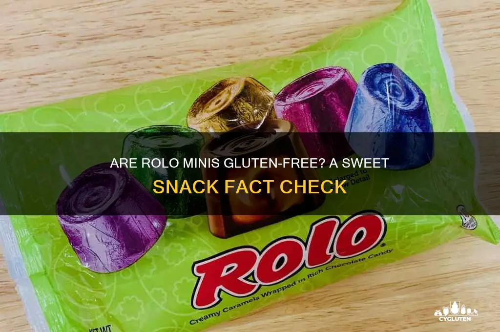 are rolo minis gluten free