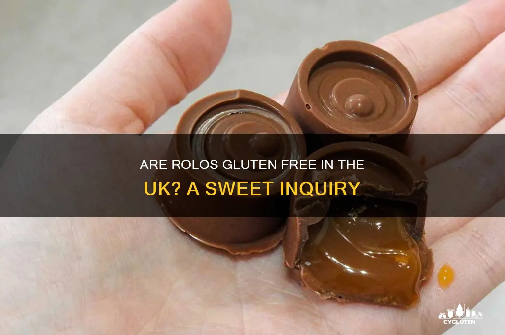 are rolos gluten free uk