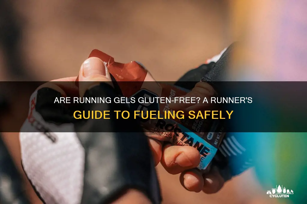 are running gels gluten free