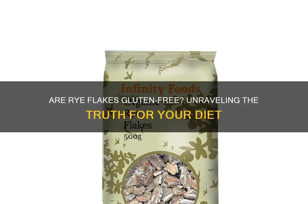 are rye flakes gluten free