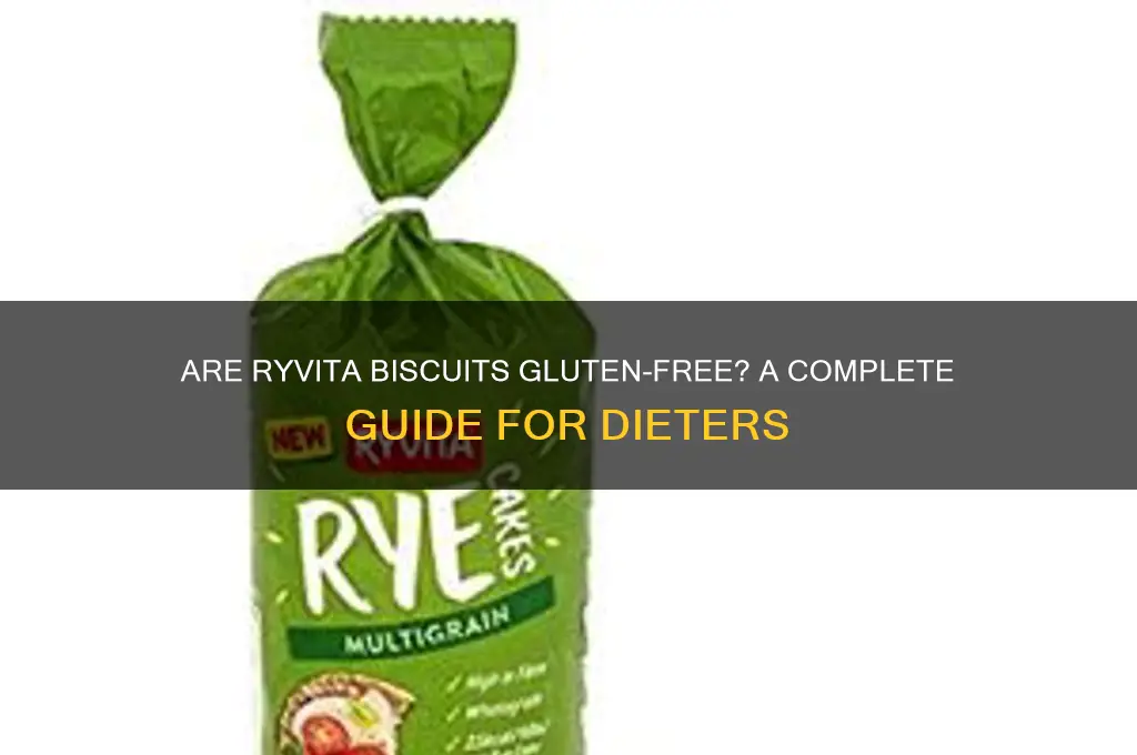 are ryvita biscuits gluten free