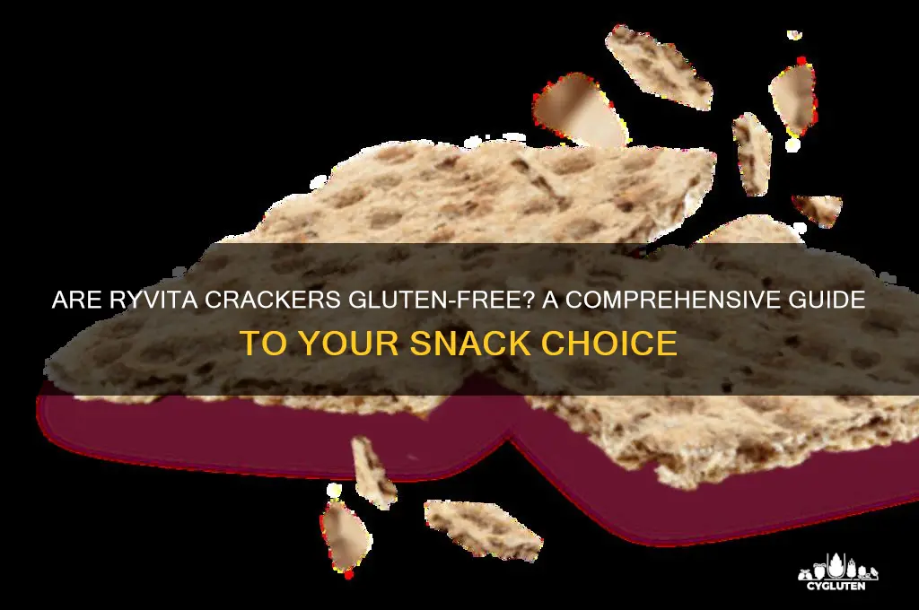are ryvita crackers gluten free