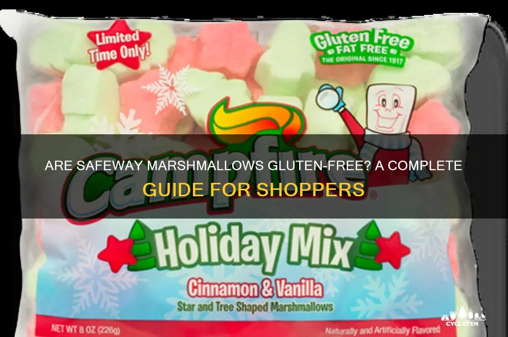 are safeway marshmallows gluten free