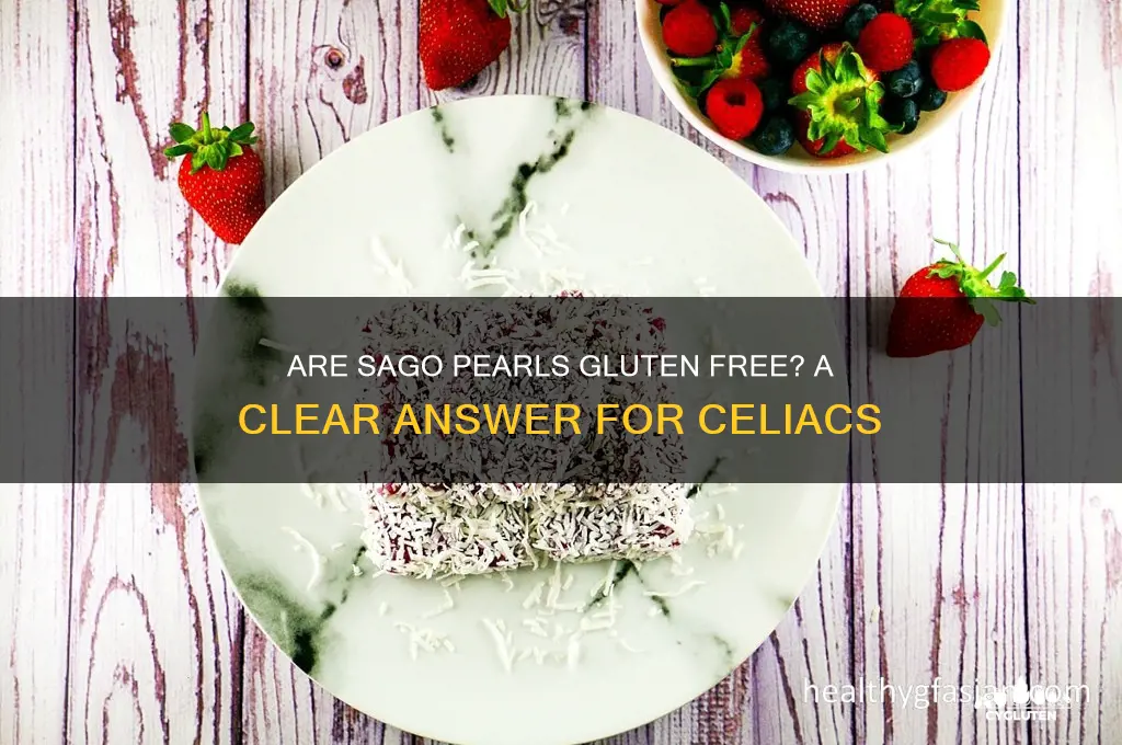 are sago pearls gluten free