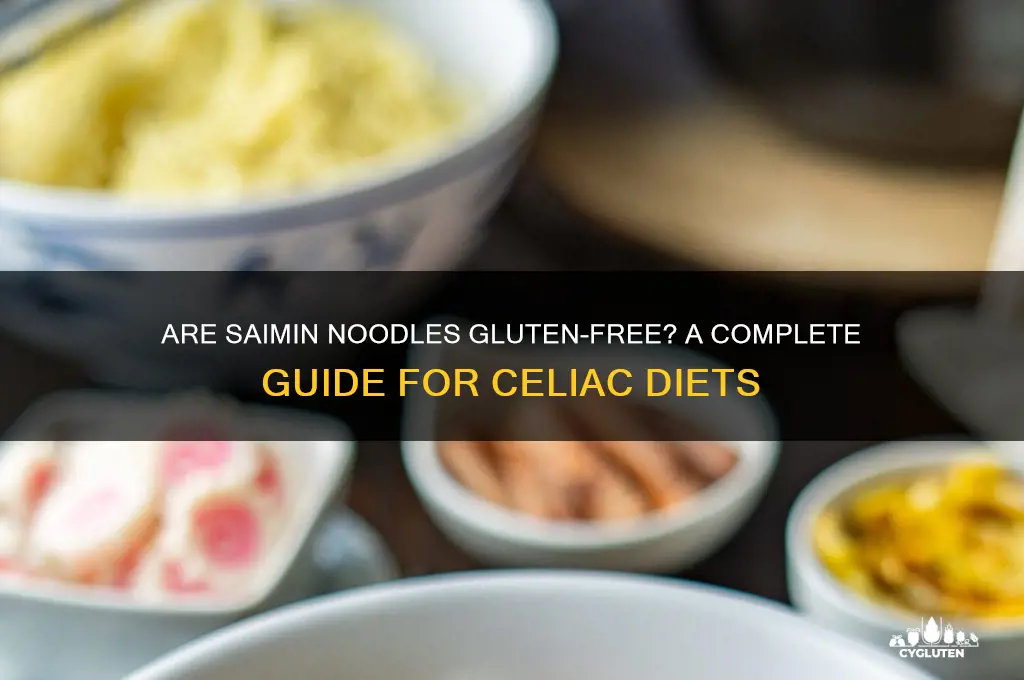 are saimin noodles gluten free