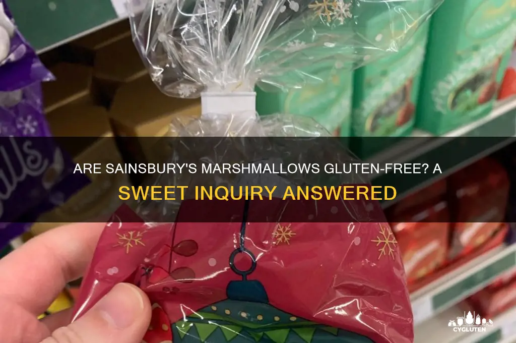 are sainsburys marshmallows gluten free