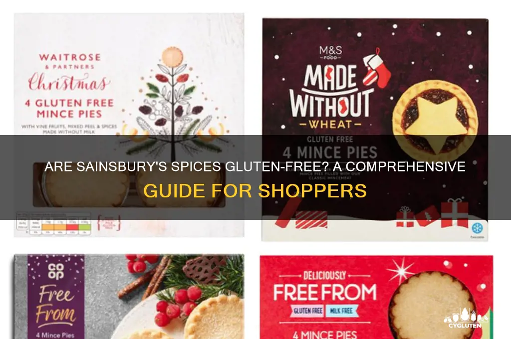 are sainsburys spices gluten free