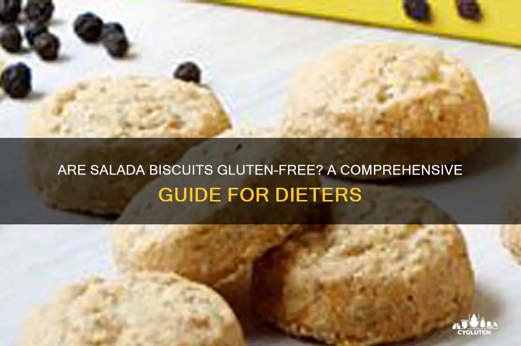 are salada biscuits gluten free