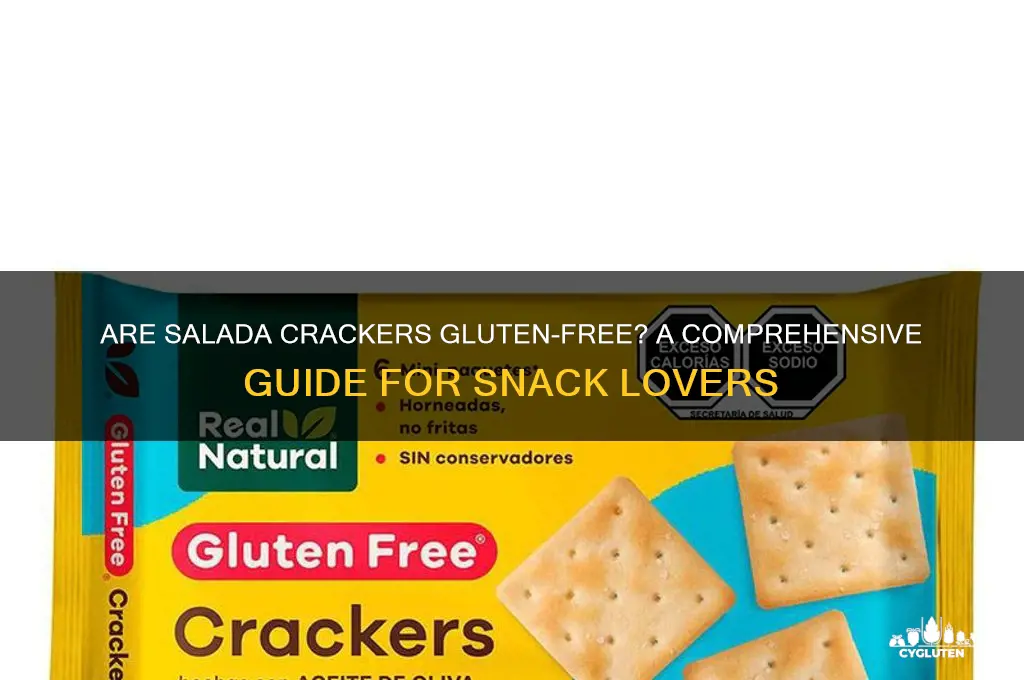 are salada crackers gluten free
