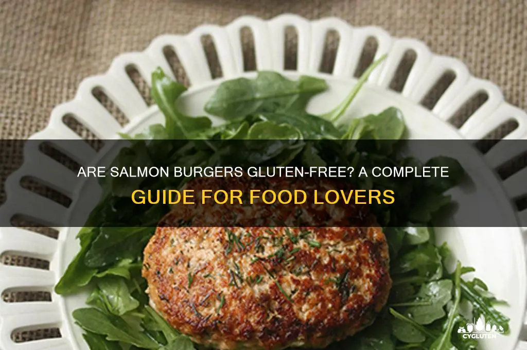 are salmon burgers gluten free