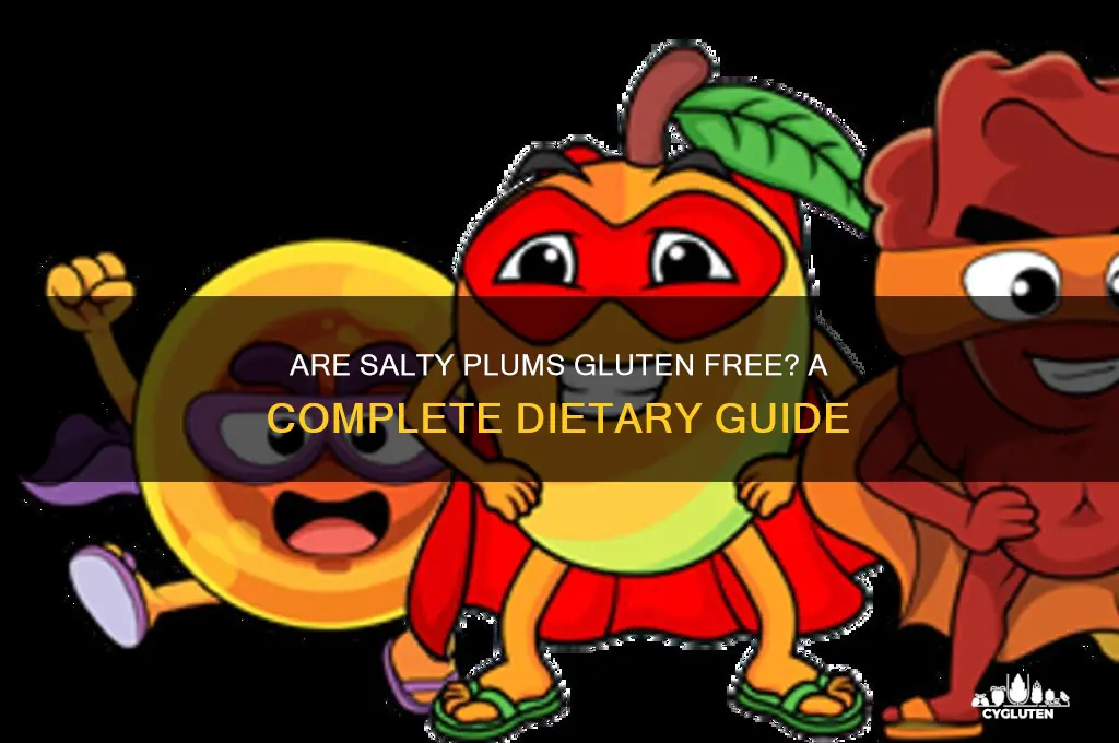 are salty plums gluten free