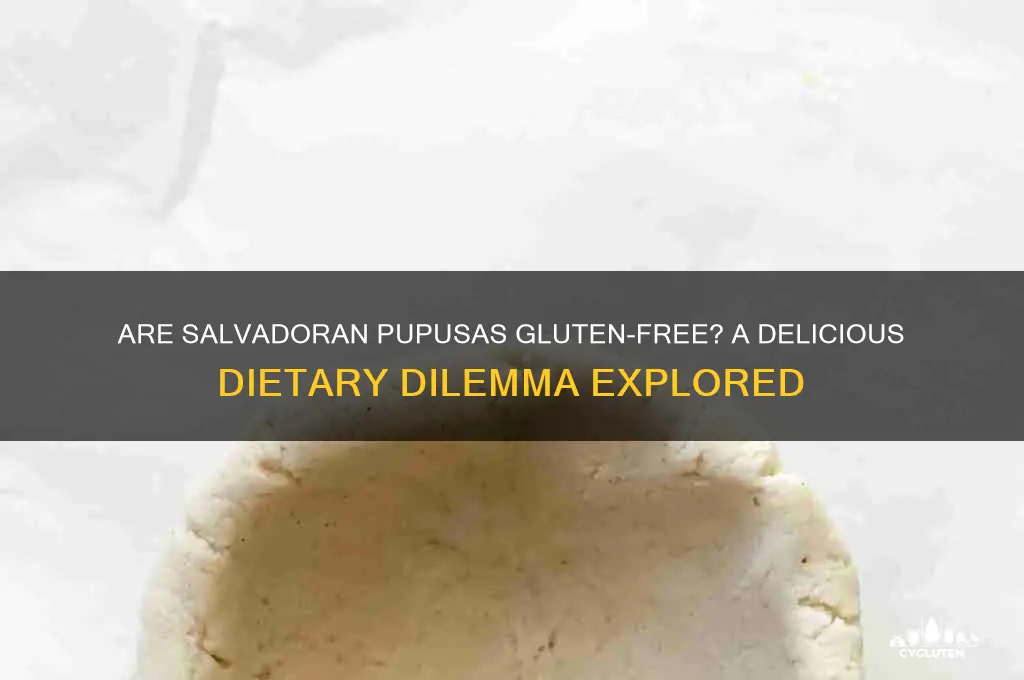 are salvadoran pupusas gluten free