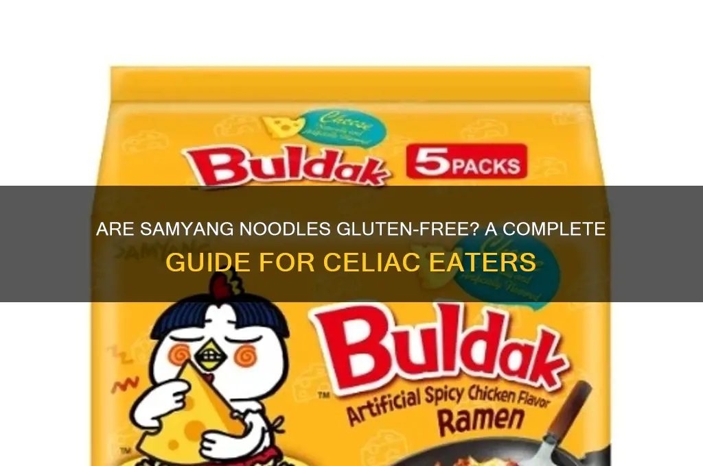 are samyang noodles gluten free