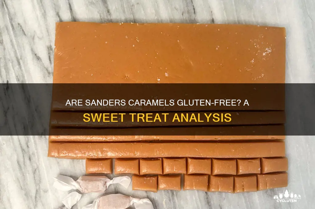 are sanders caramels gluten free