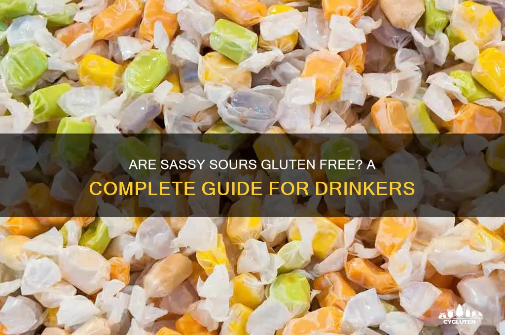 are sassy sours gluten free