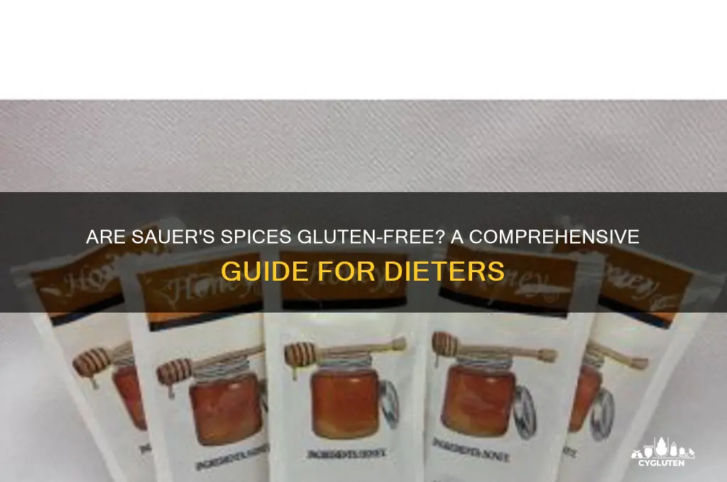 are sauers spices gluten free