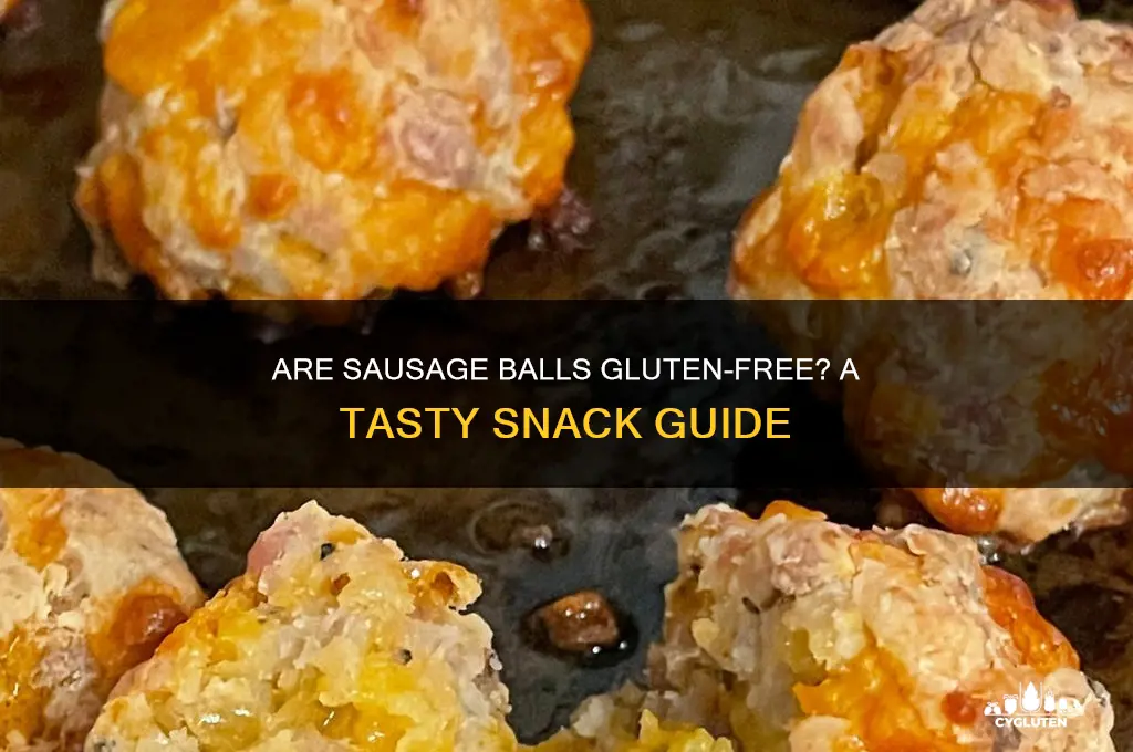 are sausage balls gluten free