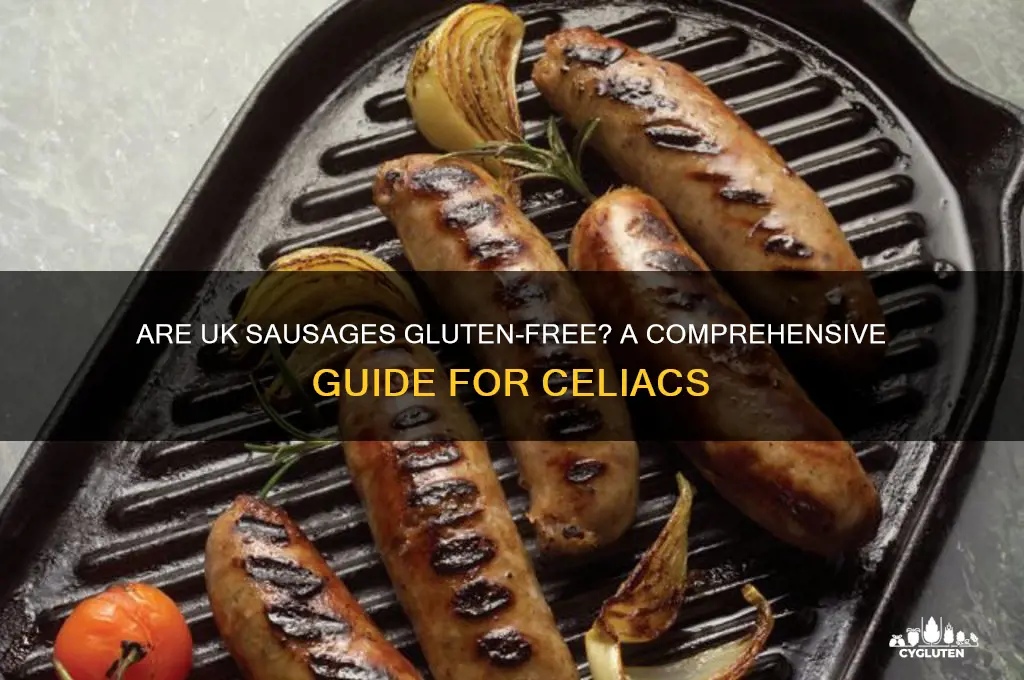 are sausages gluten free uk