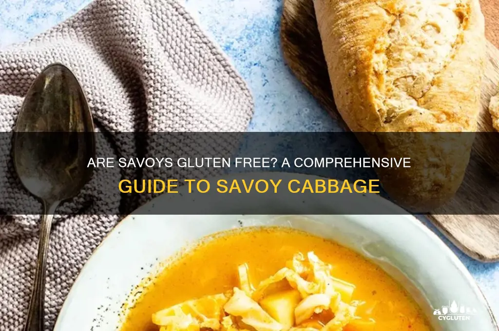 are savoys gluten free