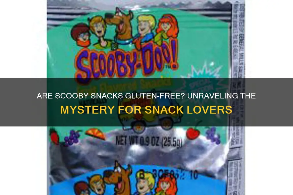 are scooby snacks gluten free