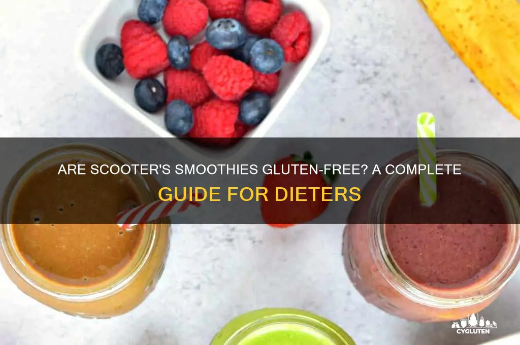 are scooters smoothies gluten free