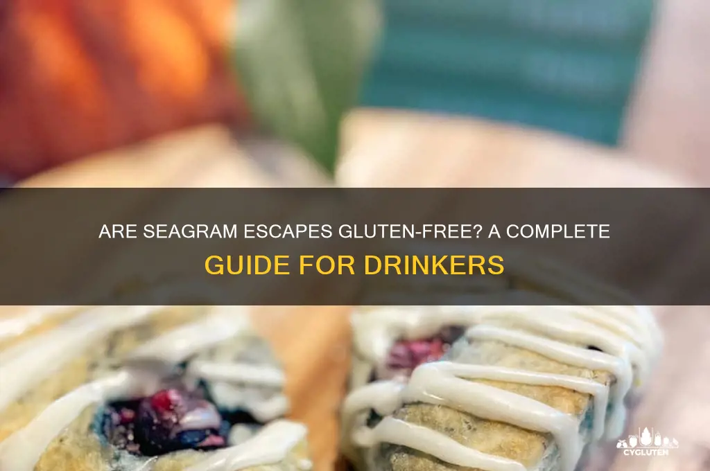 are seagram escapes gluten free