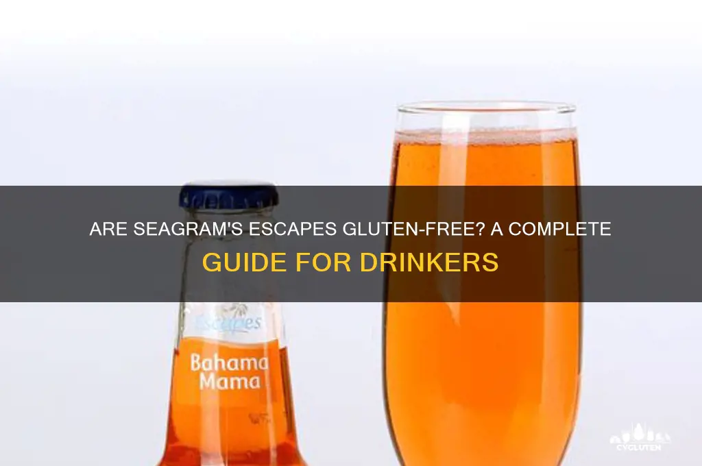 are seagrams escapes gluten free