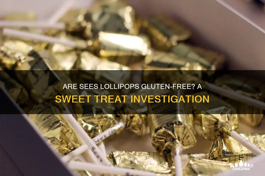 are sees lollipops gluten free
