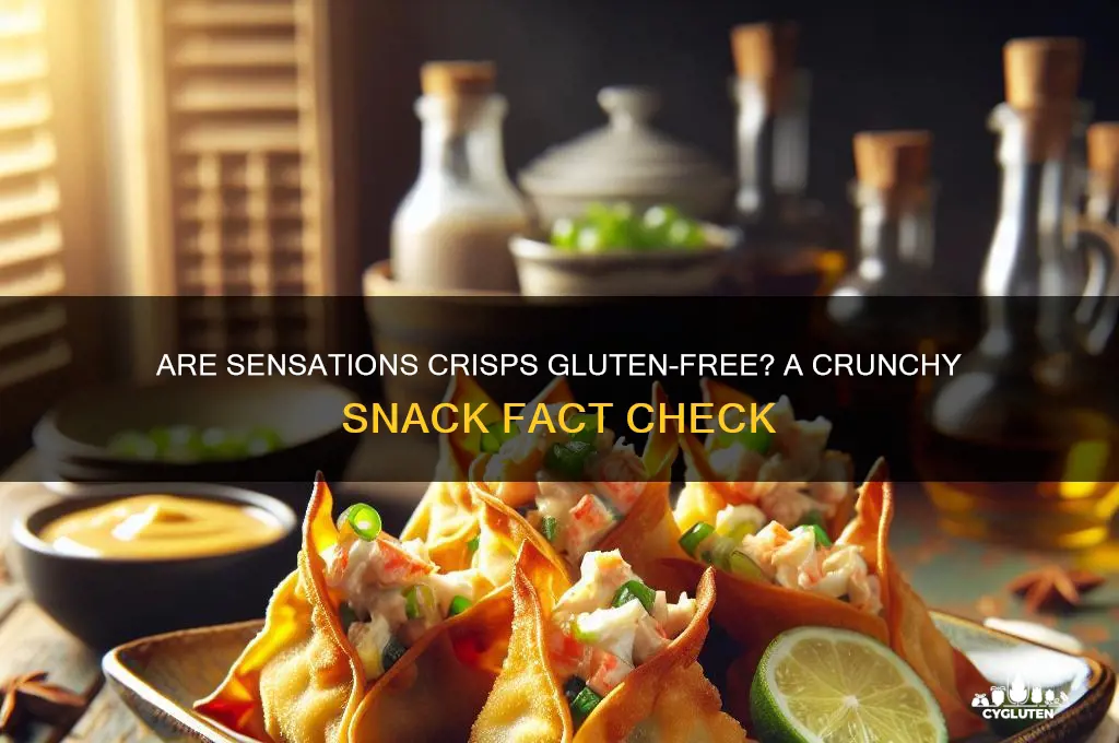 are sensations crisps gluten free