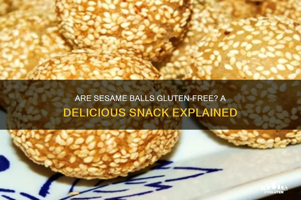 are sesame balls gluten free