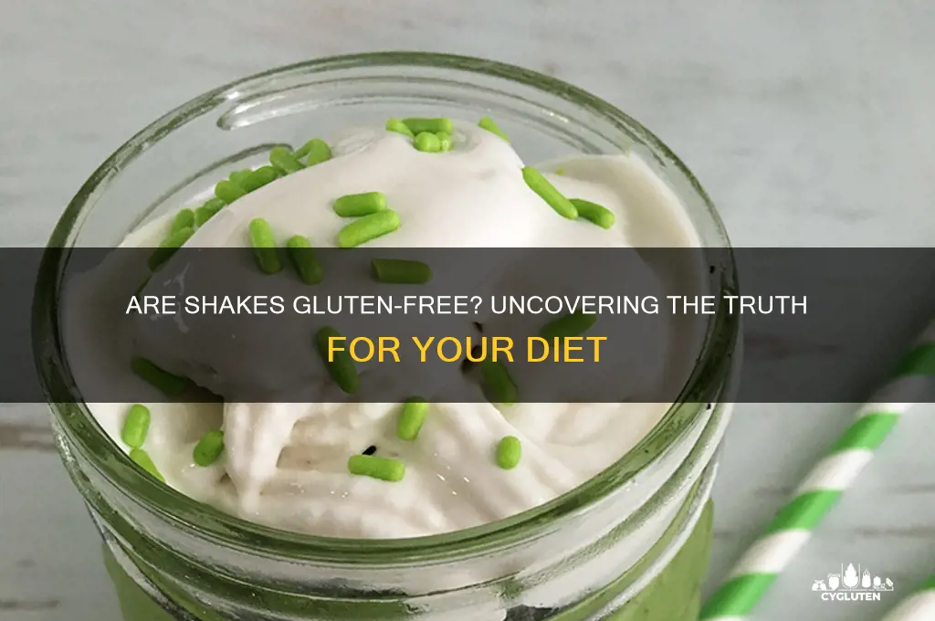 are shakes gluten free