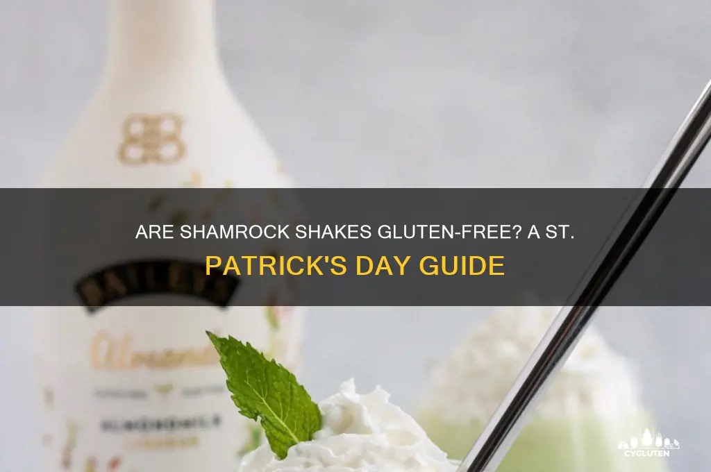 are shamrock shakes gluten-free