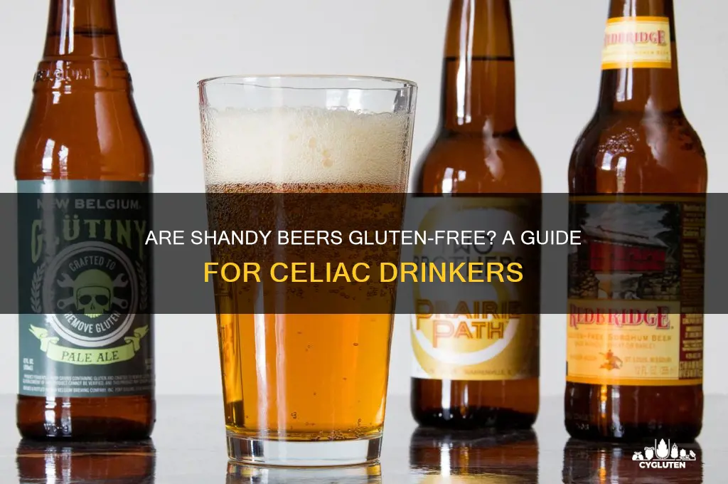 are shandy beers gluten free