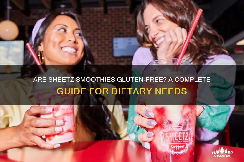 are sheetz smoothies gluten free