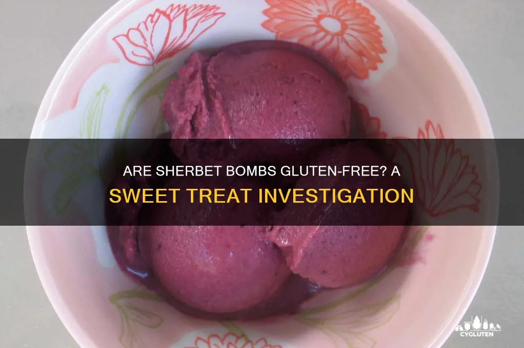 are sherbet bombs gluten free