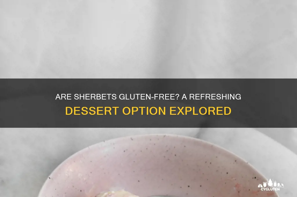 are sherbets gluten free