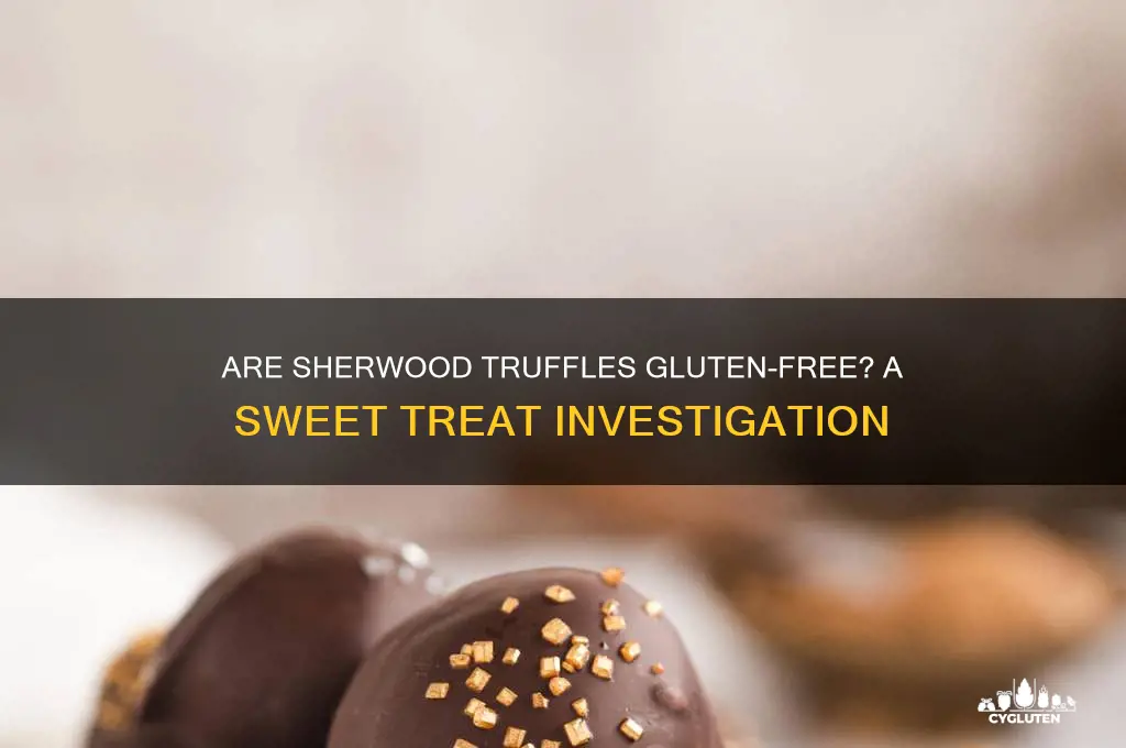 are sherwood truffles gluten free