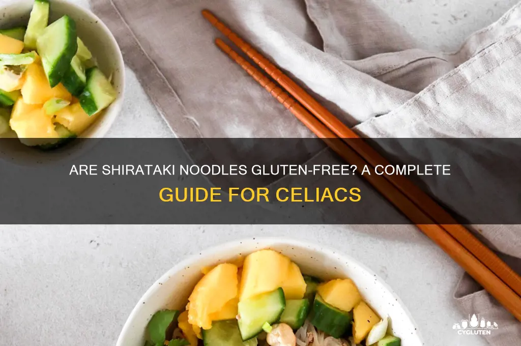 are shirataki noodles gluten free