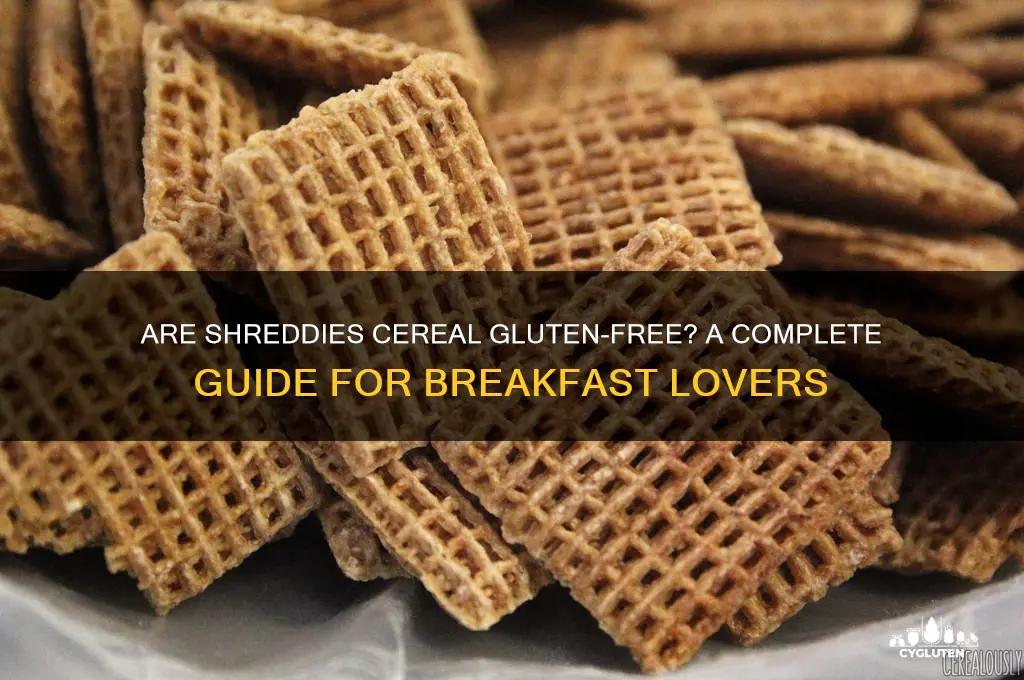are shreddies cereal gluten free