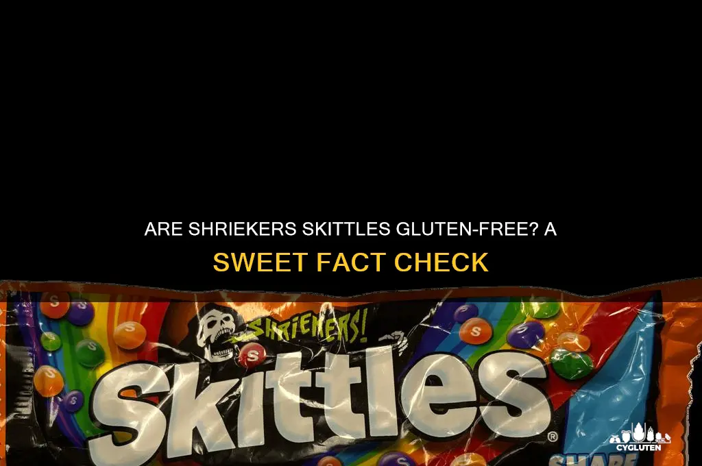 are shriekers skittles gluten free
