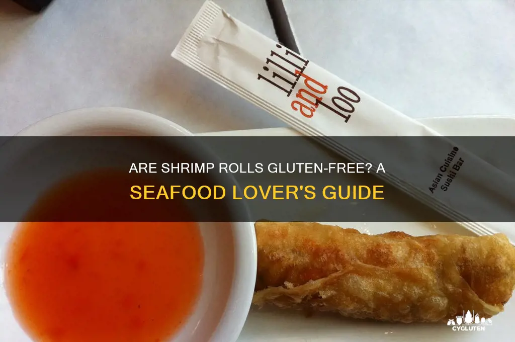 are shrimp rolls gluten free