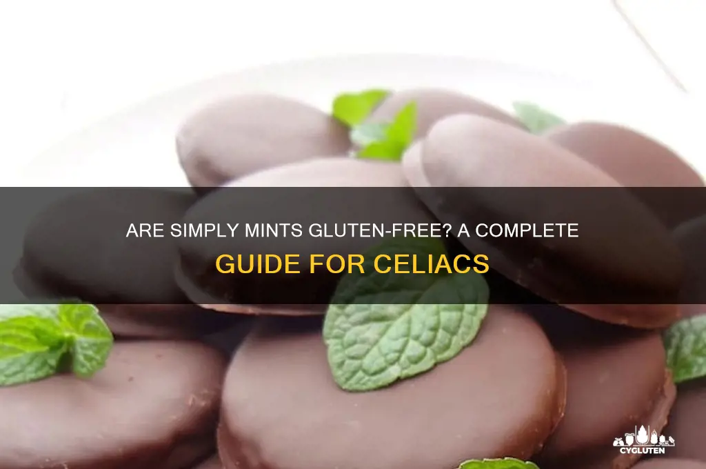 are simply mints gluten free