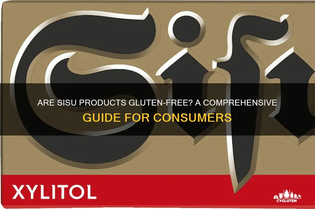 are sisu products gluten free
