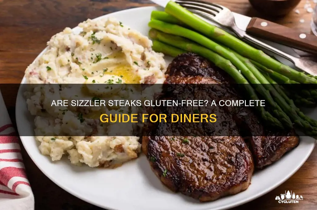 are sizzler steaks gluten free