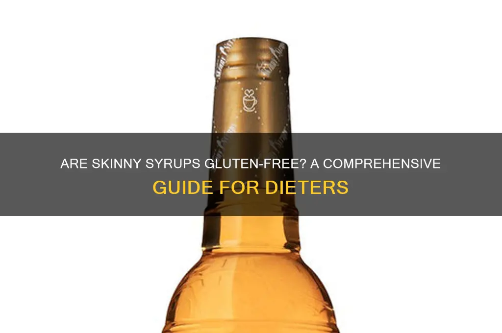 are skinny syrups gluten free