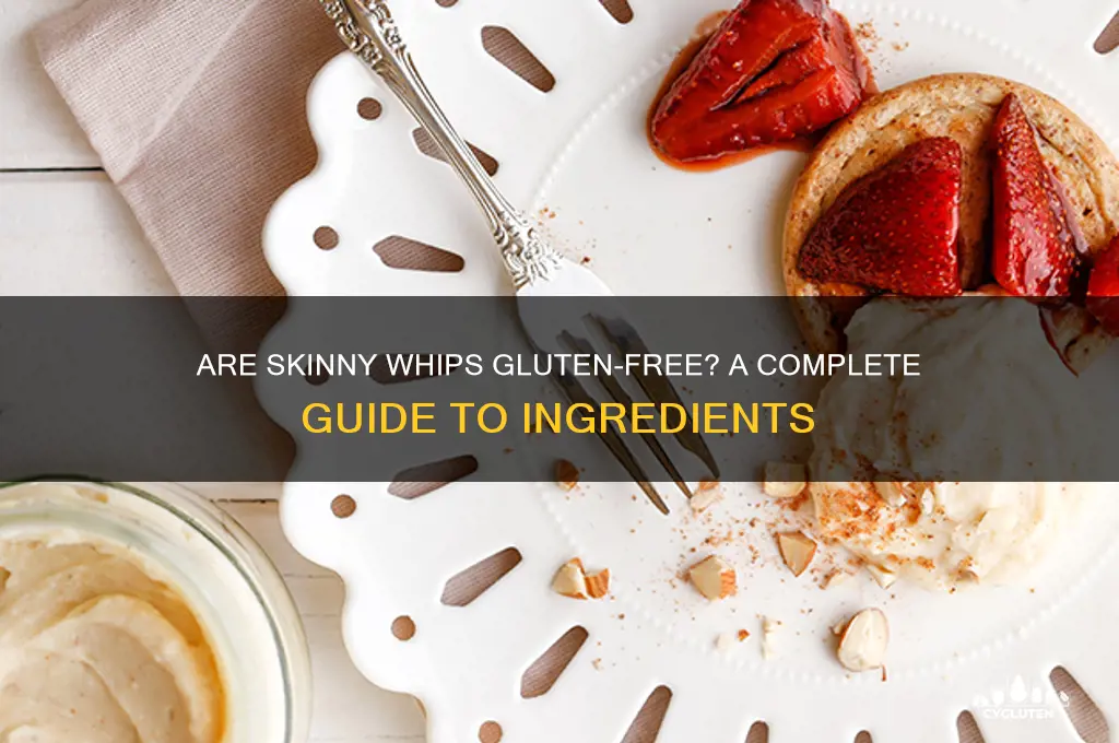are skinny whips gluten free