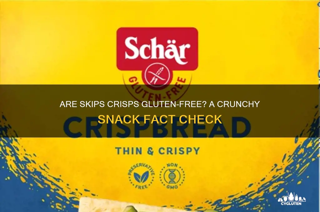 are skips crisps gluten free